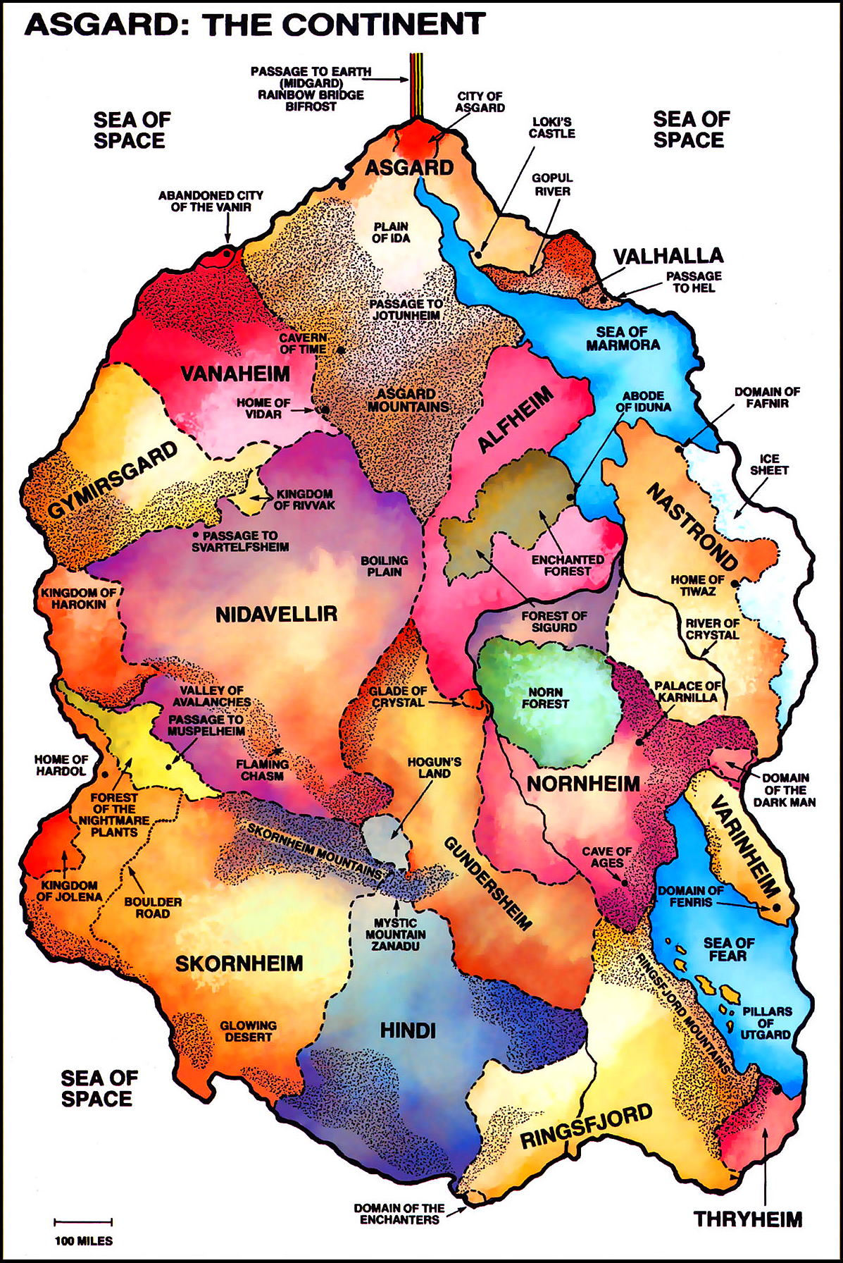 Valhalla legendary animals map