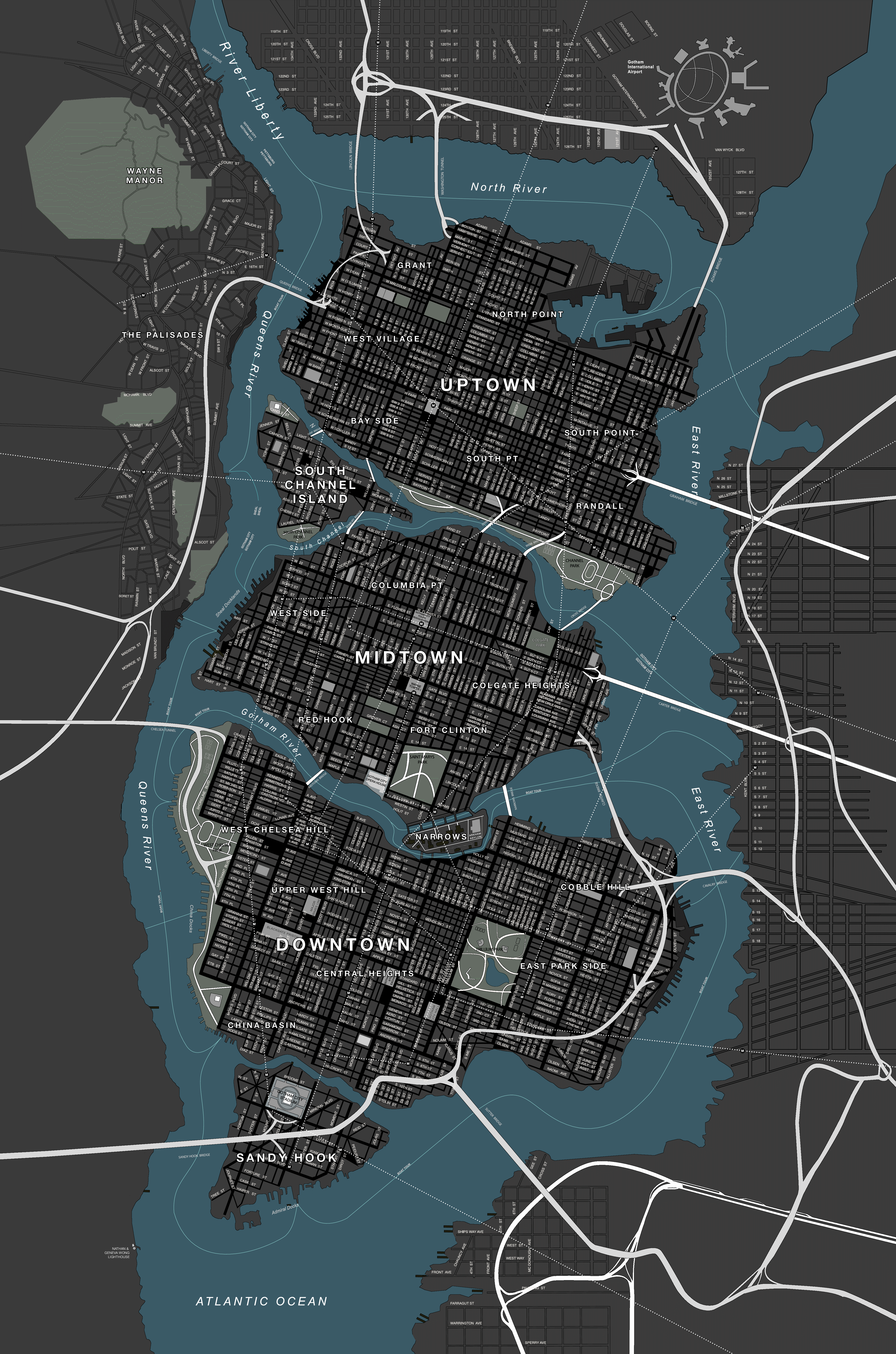 Gotham-City-Map